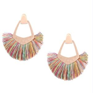 2/$30 - Boho Multicolor Tassel Fringe Dangle Earrings – Festival Statement